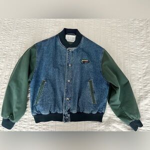 Vintage 1993 MAD Magazine Denim Varsity Jacket Men’s XL